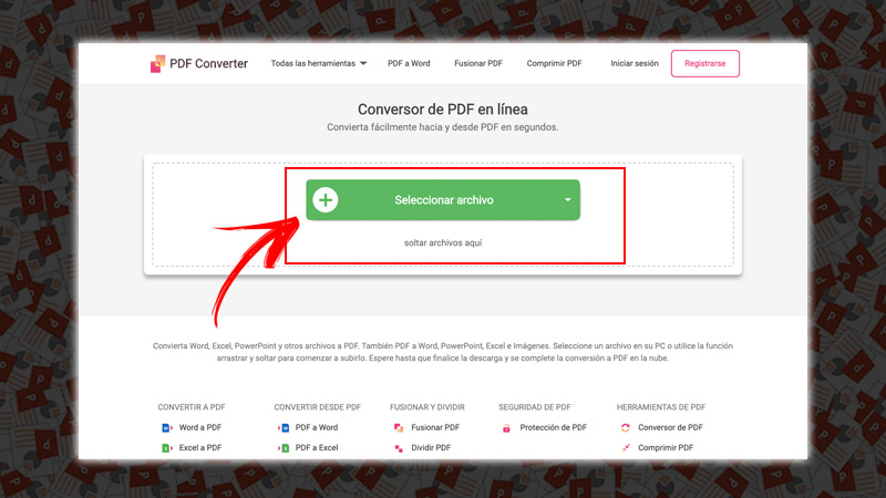 PDF Converter para convertir archivos PPTX a PDF