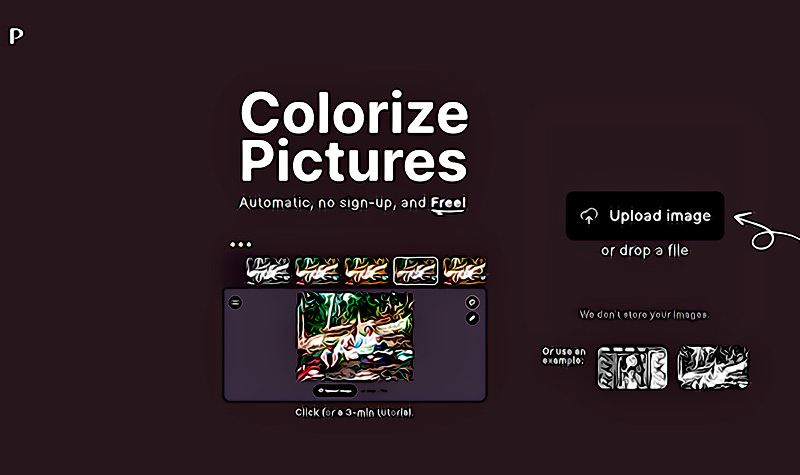 Palette la herramienta que colorea tus fotos en blanco y negro automaticamente
