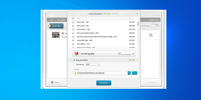 Para Windows: FreeMake Video Downloader
