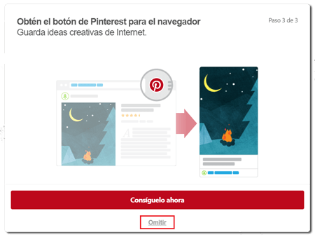 Paso 3 instalar extension oficial Pinterest en tu navegador