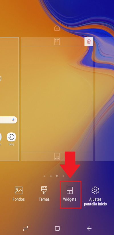Pasos para activar y poner el widget de la barra de Google en tu teléfono Android