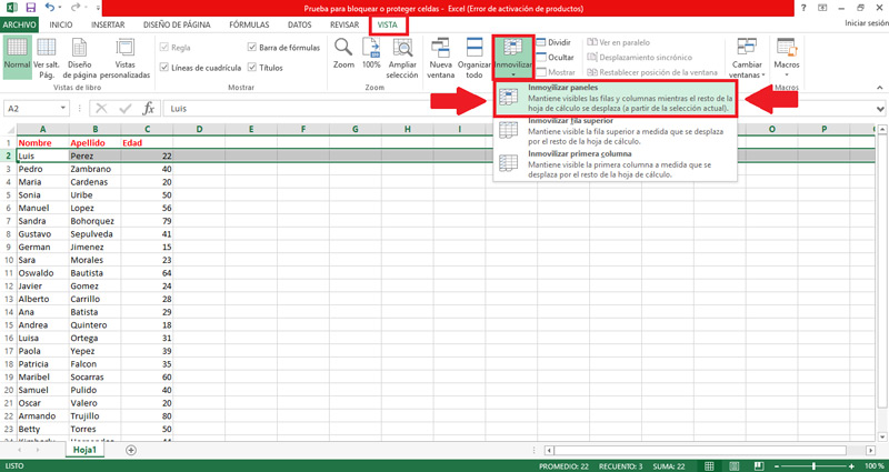 Pasos para bloquear o proteger celdas en Excel para que no sean modificadas en Windows y Mac