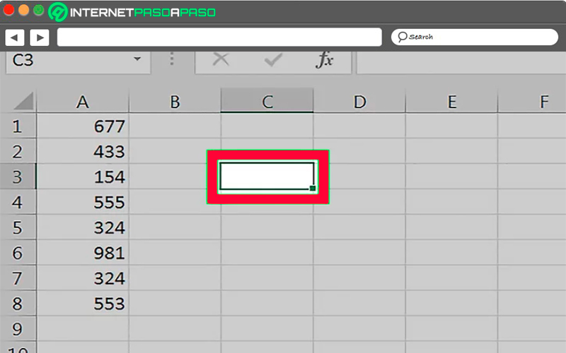 Pasos para calcular la desviación típica estadística en una hoja de cálculo de Microsoft Excel