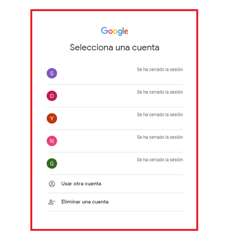 Pasos para cambiar y marcar una cuenta de Gmail como predeterminada para iniciar sesión en Google