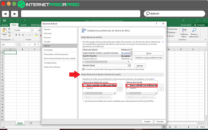 Steps to change the language of Excel to make documents that are understood in other countries