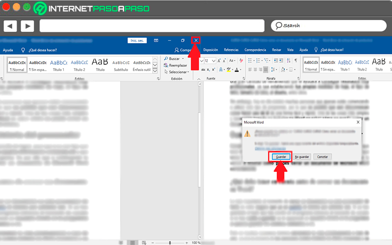Pasos para cerrar un documento en Microsoft Word fácil y rápido