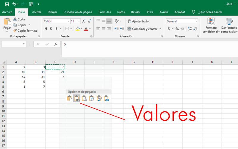 Pasos para copiar cualquier función de Excel en otra celda sin errores Valores