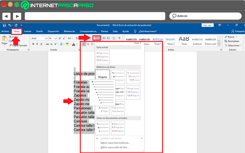 Como Crear Una Lista Desplegable En Word Imagesee