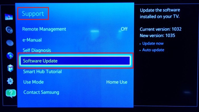 Pasos para descargar e instalar nueva version firmware TV Samsung