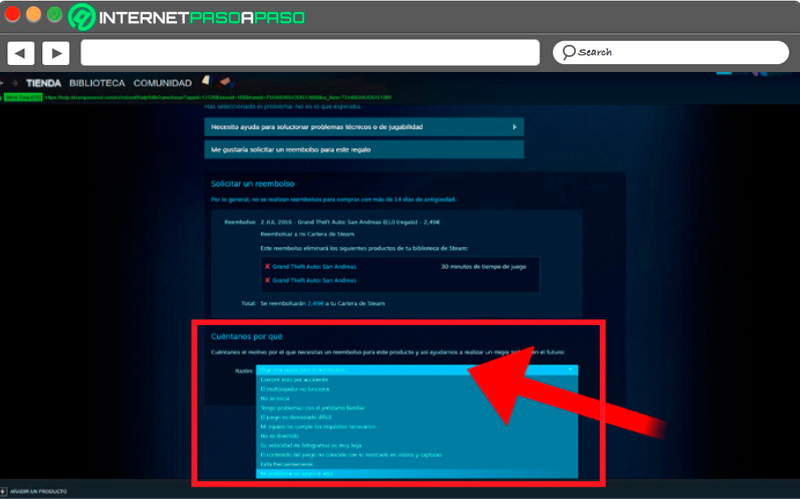 😜👉CÓMO PEDIR REEMBOLSO en STEAM 👉 CÓMO DEVOLVER un JUEGO en STEAM 👉Paso  a Paso 