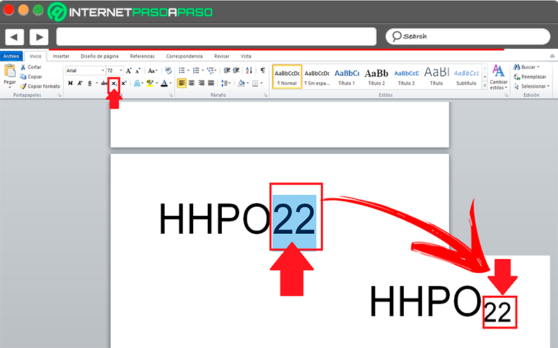 Steps to insert a subscript in Microsoft Word easily and quickly