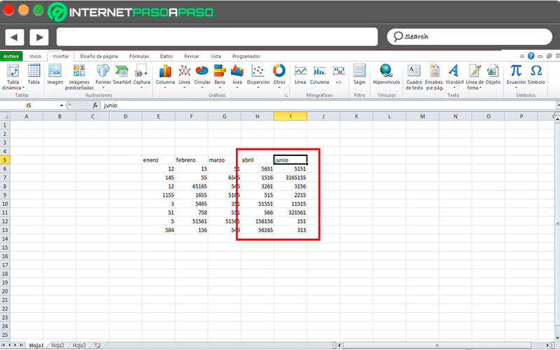 Pasos para insertar una columna en una hoja de cálculo de Microsoft Excel fácil y rápido