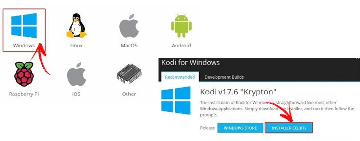 Pasos para instalar y actualizar Kodi en Windows