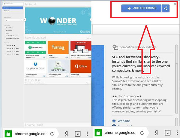 Pasos para instalar y usar las extensiones de Chrome en tu teléfono Android