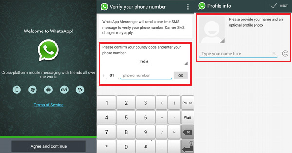 Pasos para registrar y activar perfil Whatsapp