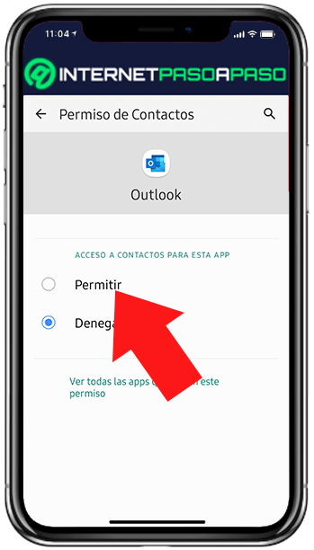 Allow Outlook to Synchronize Contacts