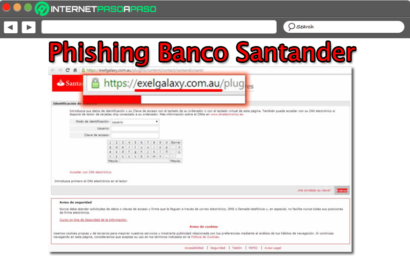 Phishing Banco Santander