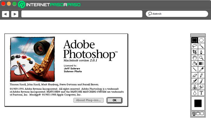 Photoshop 2.0 y 2.5