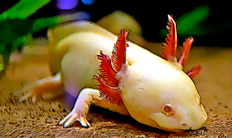 Piccolo eres tu Las salamandras siempre jovenes serian capaces de regenerar incluso su propio cerebro