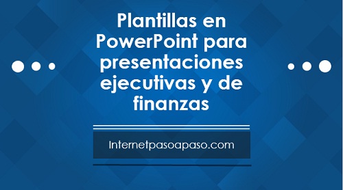Plantilla para finanzas y negocios PowerPoint