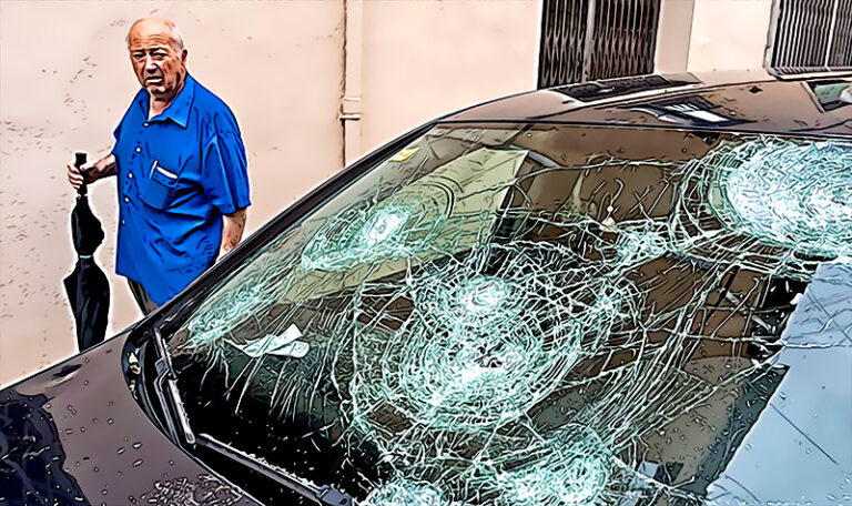 Por que ha pasado Brutal granizo del tamano de manzanas cae sobre Girona dejando a varias personas heridas