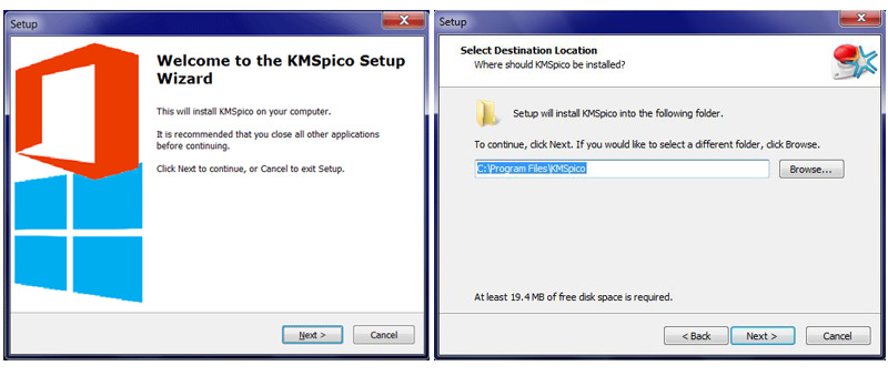 Proceso instalacion activador Windows KMSpico