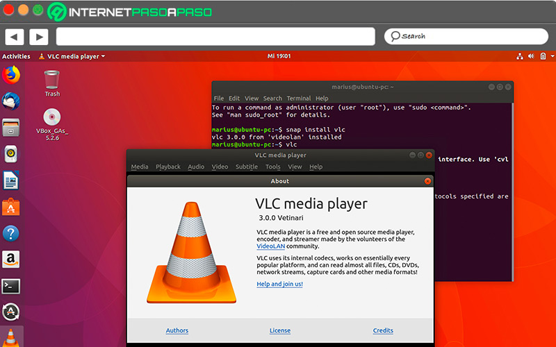VLC program for Linux