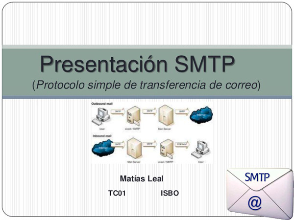 Protocolo simple de transferencia de correo (SMTP)