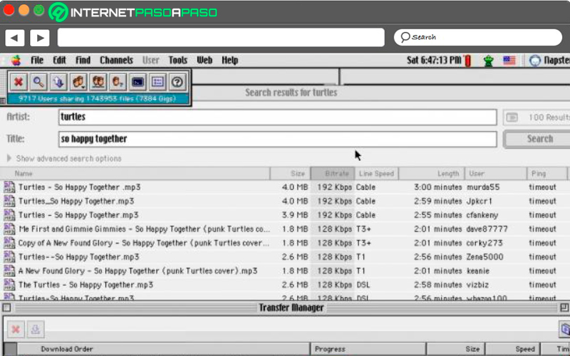 ¿Qué es Napster y para qué sirve este programa?