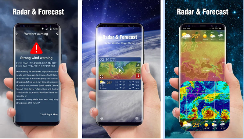 Radar meteorológico y clima global