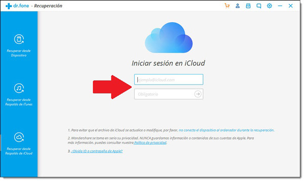 Recover deleted messages via iCloud backup