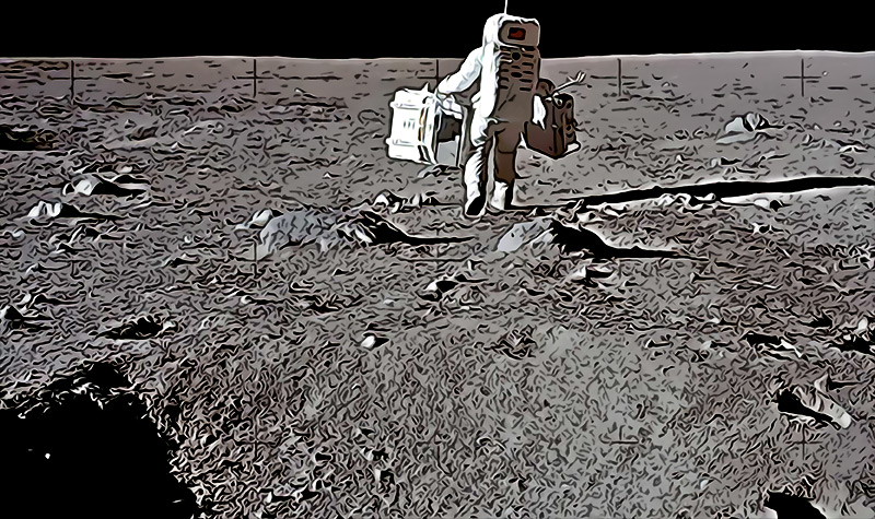 Revelan nuevas fotos nunca vistas del alunizaje del Apollo XI