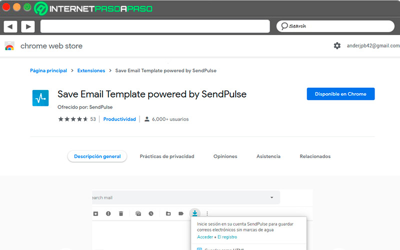 Save Email Temple Power for Chrome