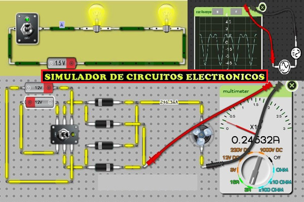 Simuladores de circuitos electrónicos
