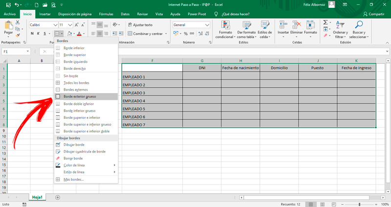 Hacer Nominas En Microsoft Excel Guia Paso A Paso 21