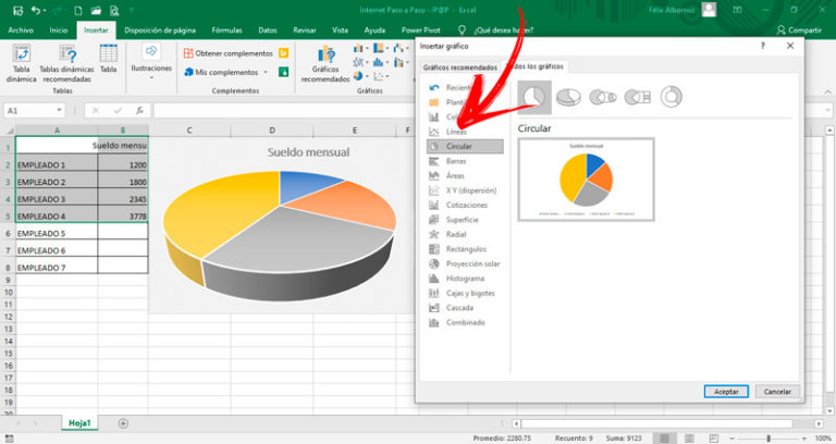 Hacer Gráficos Circulares En Excel 】Guía Paso A Paso 2024