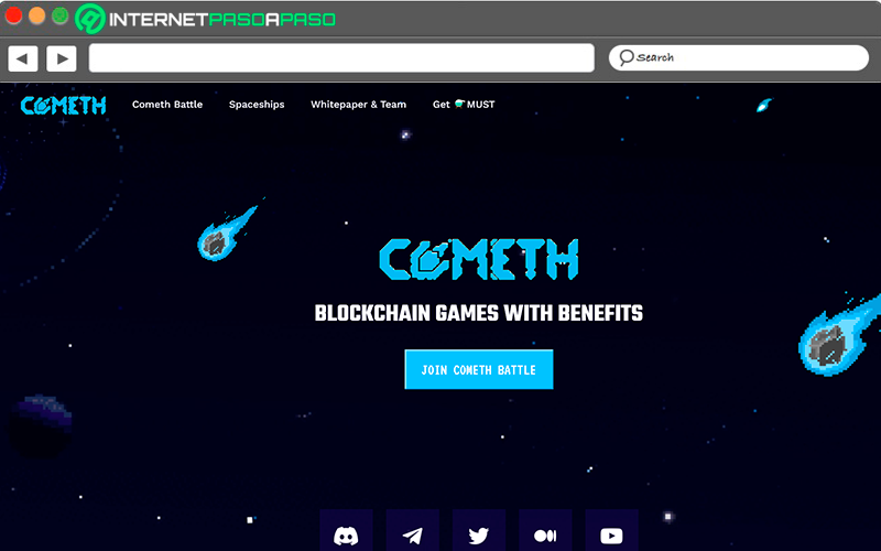 Sitio de acceso a Cometh