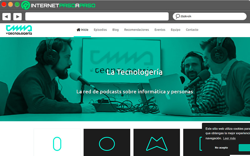 Sitio de acceso al podcast La Tecnologería