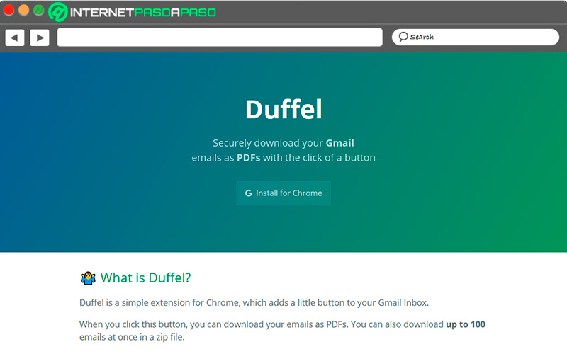 Duffel download site