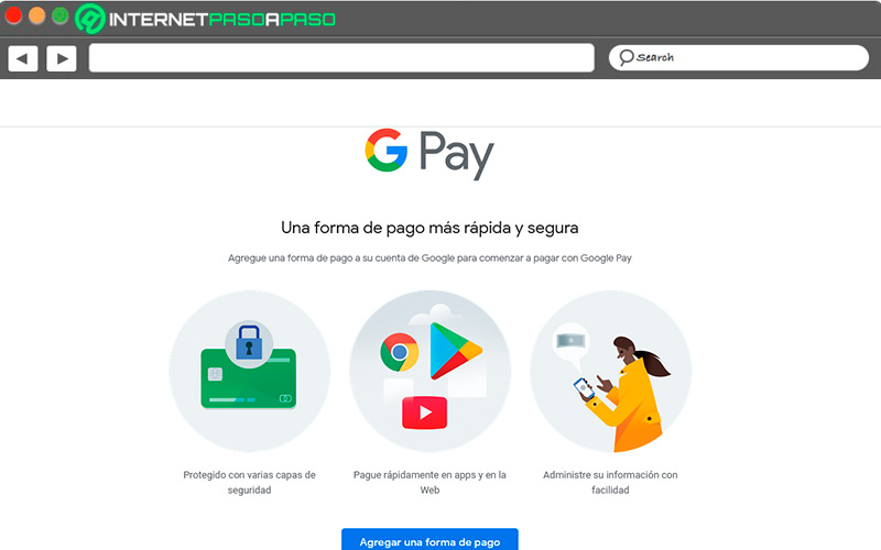 Sitio web de Google Pay
