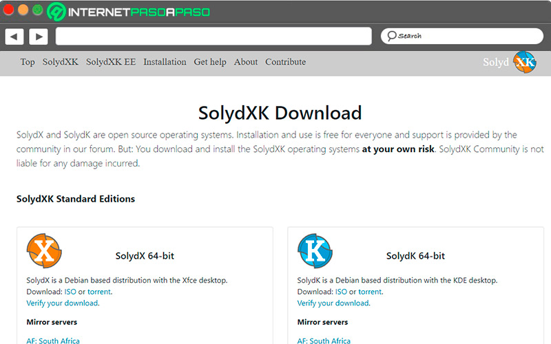 SolydXK website