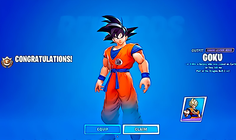 Son Goku aterriza en Fortnite en un nuevo evento de Dragon Ball
