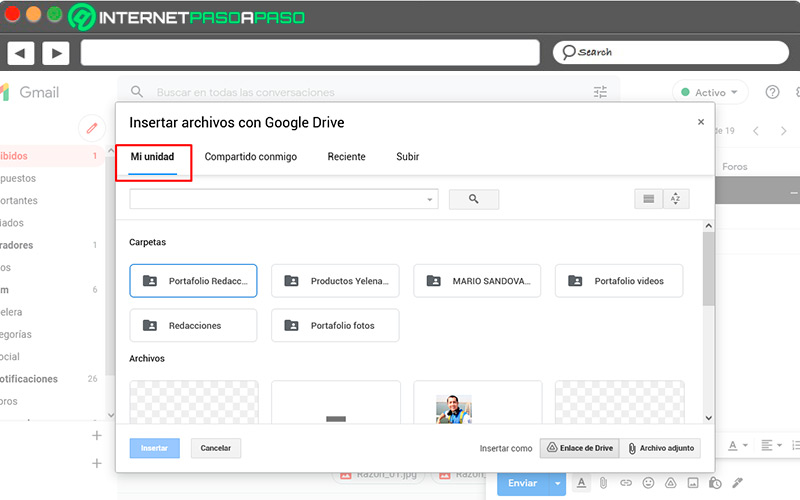 Upload video to Gmail from My Drive in Drive