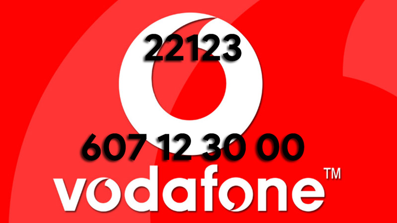Telefonos atencion cliente Vodafone 22123