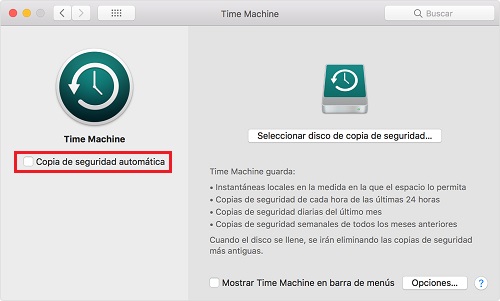 Time Machine mac