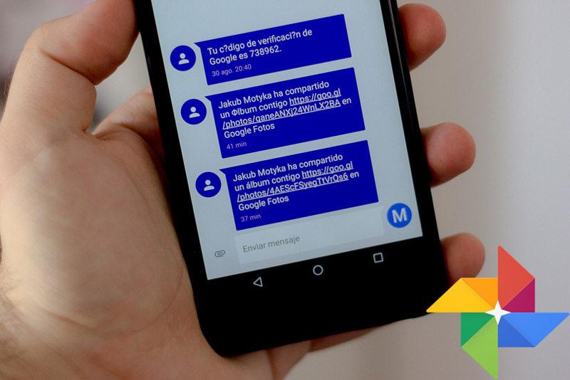 Truco Extra: Enviar SMS gratis a través de Google Fotos