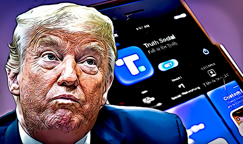 Truth Social de Donald Trump no aparece en la PlayStore