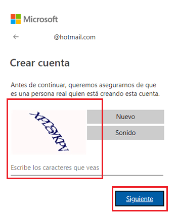 Ultimo paso abrir una cuenta Windows Live ID Microsoft