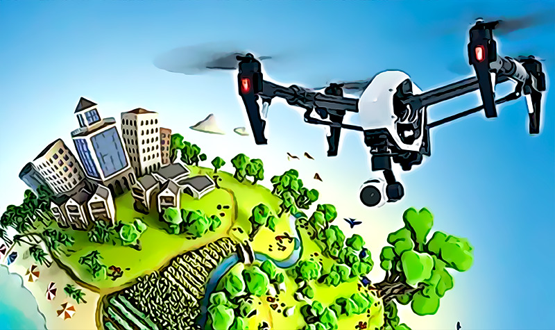 Un drone con la capacidad de ver a traves de las paredes