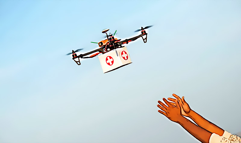 Un drone entrega un trasplante de pulmon en Toronto